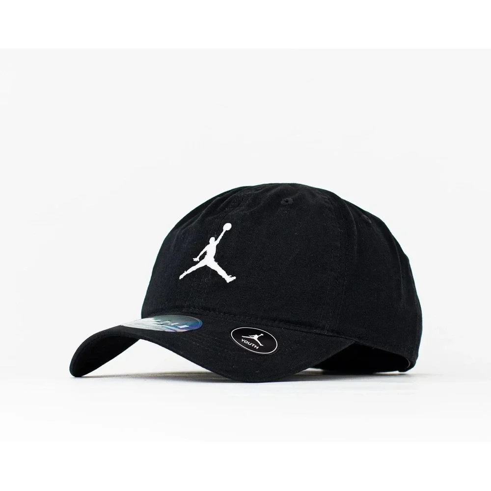 Air Jordan Boys Black Youth Ball Cap Hat New 8/20